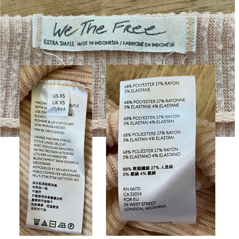 Free People|We The Free Women’s Sz XS‎ Main Squeeze Hacci Off The Shoulder Top - Picture 10 of 15